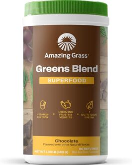 Amazing Grass Greens Superfood Powder Greens Powder with Digestive Enzymes & Probiotics